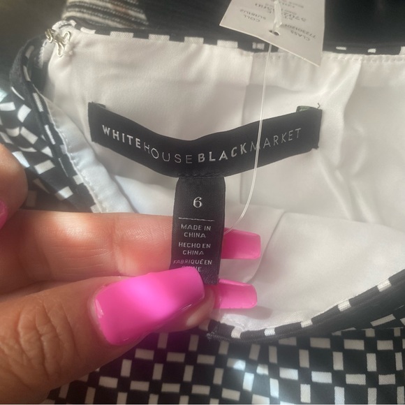 COPY - WHBM geometric pencil skirt NWT - Picture 7 of 7